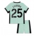 Billige Chelsea Moises Caicedo #25 Børnetøj Tredjetrøje til baby 2023-24 Kortærmet (+ korte bukser)